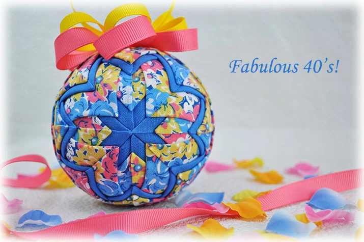 Fabulous 40s Quilted Ornament