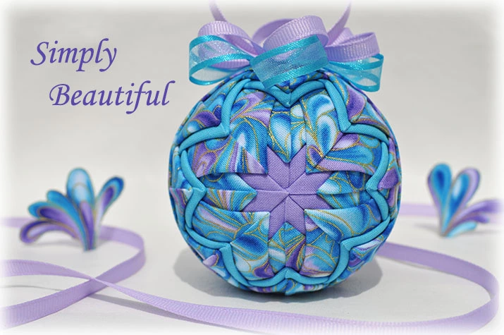 Simply Beautiful Quilted Ornament