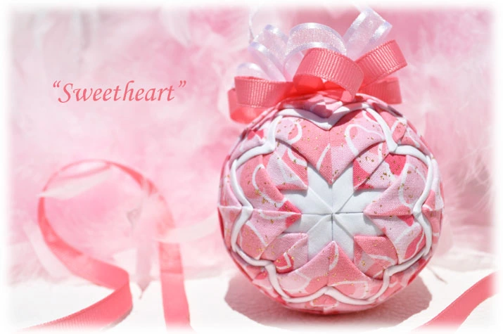 Sweetheart Quilted Ornament