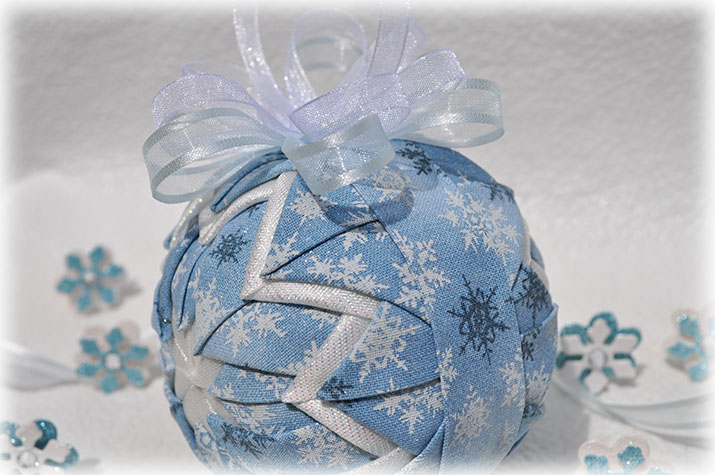 Bayberry Quilted Ornament