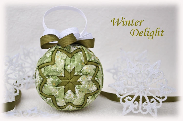 Winter Delight Quilted Ornament