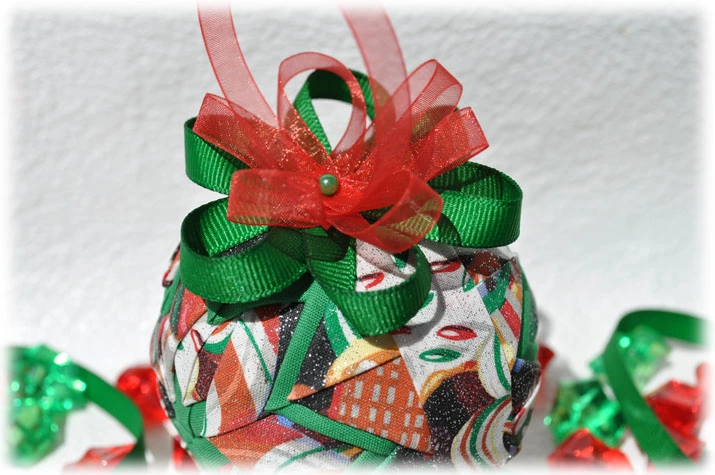Holiday Sweets Quilted Ornament