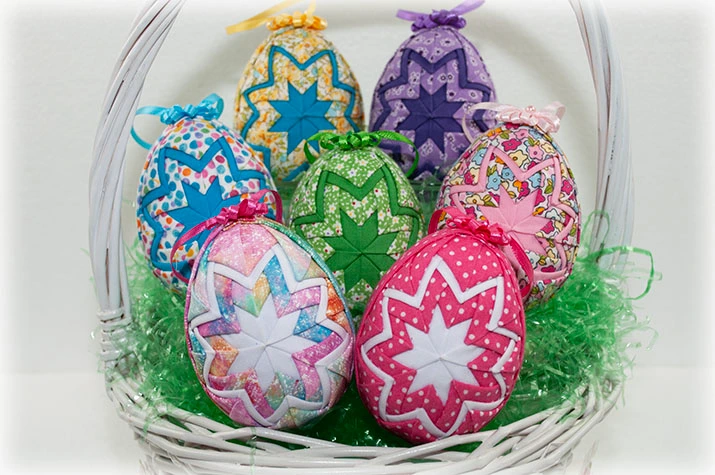 Easter Egg Complete Collection Quilted Ornament