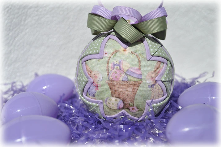 Easter Traditions Quilted Ornament