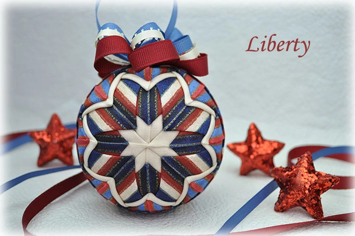 Liberty Quilted Ornament