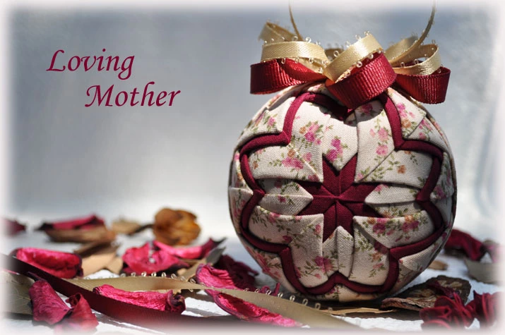 Loving Mother Quilted Ornament