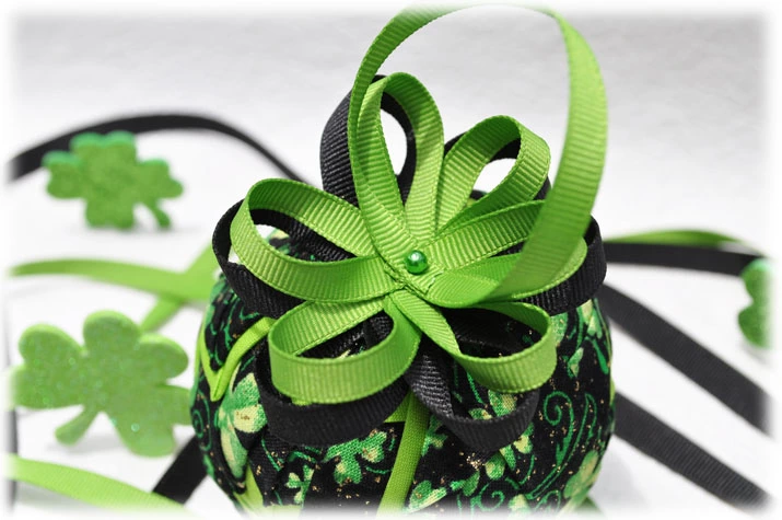 Four Leaf Clover Quilted Ornament