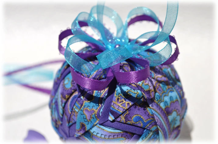 Purple Passion Quilted Ornament