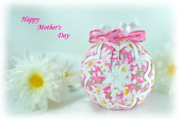 Mothers Day Quilted Ornament
