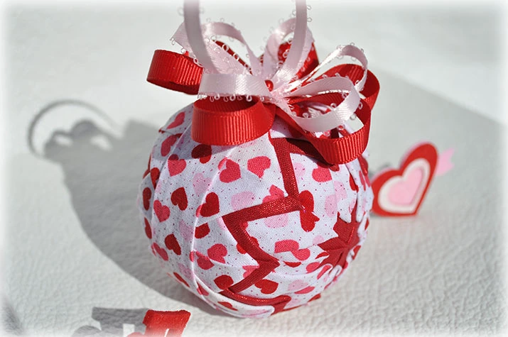 Romantic Quilted Ornament